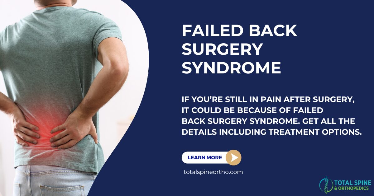 Failed Back Surgery Syndrome Information Card