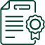 Board certification certificate icon